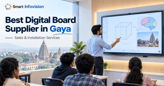Best Digital Board Supplier in Gaya | Smart Infovision Best Digital Board Supplier in Gaya, Bihar – Smart Infovision interactive digital board for schools and coaching institutes.